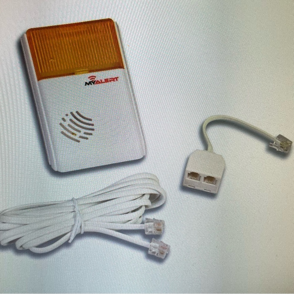 A telephone ring strobe alert
